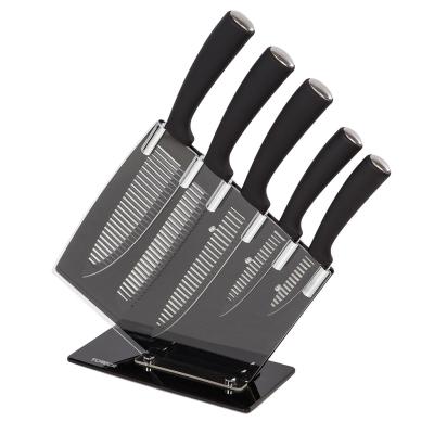 Tower 5 Piece Knife Set Grooved
