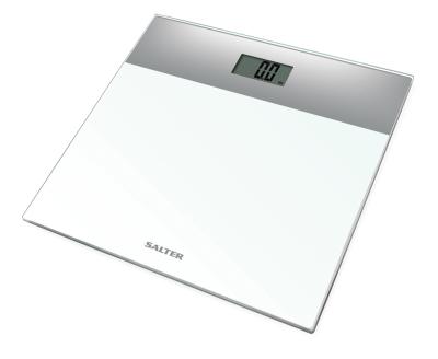 Salter Glass Electronic Scale - White