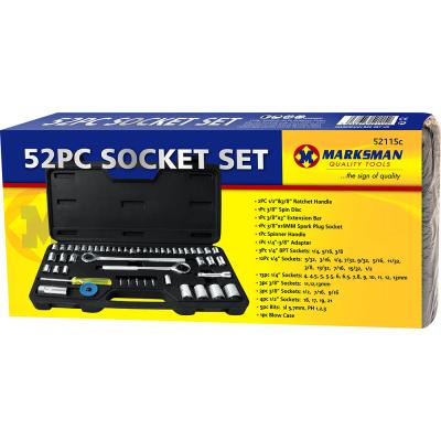 Marksman 52 Piece Socket Set