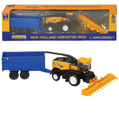 New Holland Tractor with Harvester
