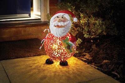 Filigree Folk Light Santa