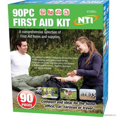 Medical First Aid Kit Emergency - 90 Piece