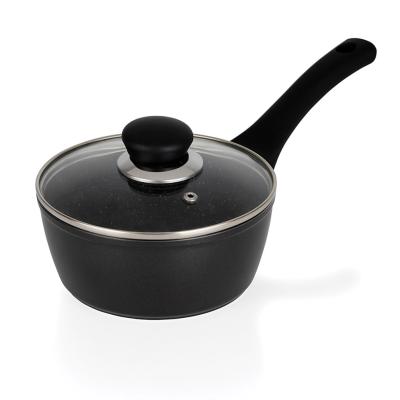 Simply Home 16cm Saucepan with Black Handle