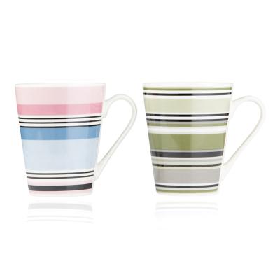 Simply Home Assorted Stripe Mug 12 Pack
