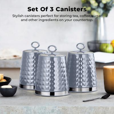 Tower Solitaire Set of 3 Cannisters