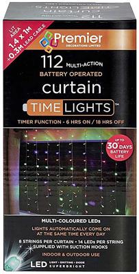 Premier 112 Led Battery Operated Curtain Lights