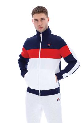 Fila Colour Block Tracksuit - Navy/Red/White