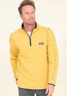 Brakeburn 1/4 Zip Sweatshirt - Yellow
