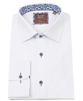 Plain Poly Cotton Shirt - White