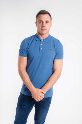 Tommy Bowe XV Kings Gordon Polo Shirt - Straight Blue