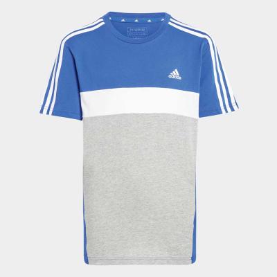adidas 3-Stripe Logo T-Shirt - Blue