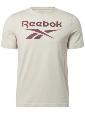 Reebok Stacked Logo T-Shirt - White