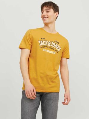 Jack & Jones Logo T-Shirt - Honey Gold
