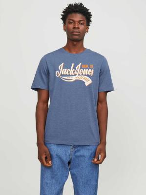 Jack & Jones Logo T-Shirt - Ensign Blue