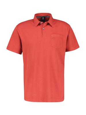Lerros Pocket Polo Shirt - Coral Red