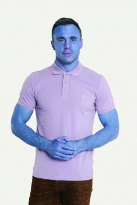Tommy Bowe XV Kings Zebras Polo Shirt - Muted Rose