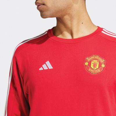 Man Utd Crew Sweatshirt - Red