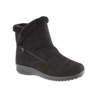 Propet Outside Zip Cosy Boot - Black