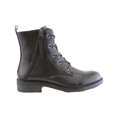 Susst Military Zip & Lace Boot - Black