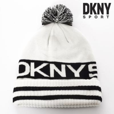 DKNY Bobble Hat - White