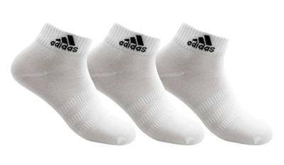 adidas 6 Pack Ankle Socks - White