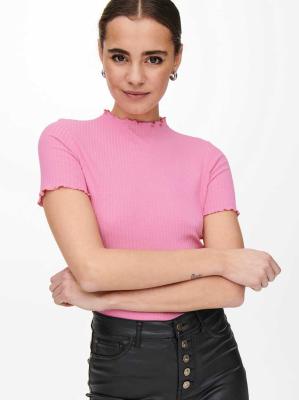 Only Emma High-Neck Top Pink