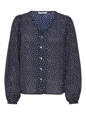 Only Sonja Life Button Top Night Sky Dot