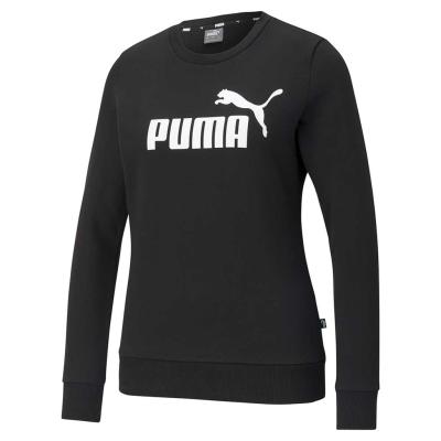 Puma Large Logo Crew Black