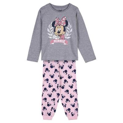 Minnie Mouse Long Pyjamas - Grey/Pink