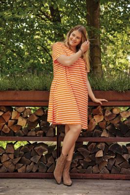 Only Carmay Pocket Dress - Orange