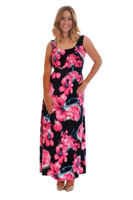 Sidhu Floral Maxi Dress - Pink