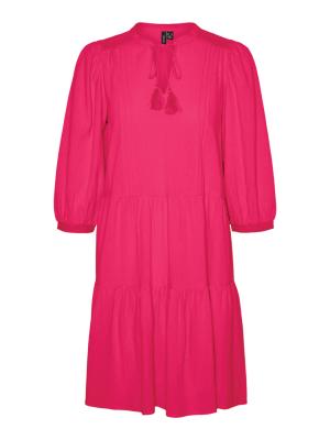 Vero Moda Pretty Tunic Dress - Rasberry Sorbet
