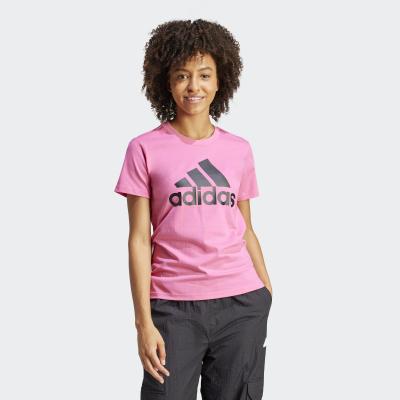 adidas Essentials Logo T-Shirt - Pink