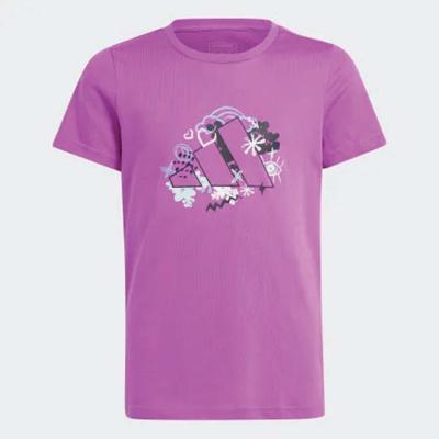 adidas Train Girls T-Shirt - Pink