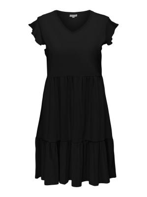 Only Carmay Life Frill Dress - Black