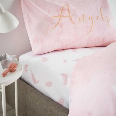 ANGEL BLUSH FITTED SHEET 