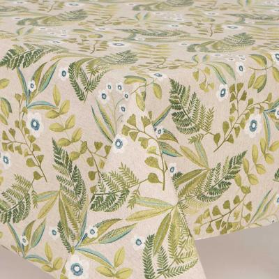Oblong Coated Table Cloth 137cmx200cm Botanic