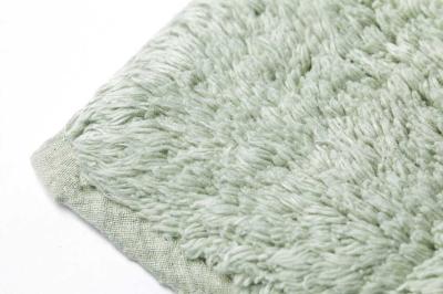 Waves 100% Cotton 2 Piece Bath Mat - Sage Green