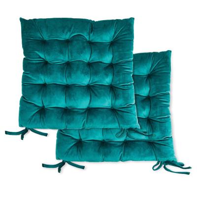 Holland Velvet Seat Pads 2 Pack - Emerald