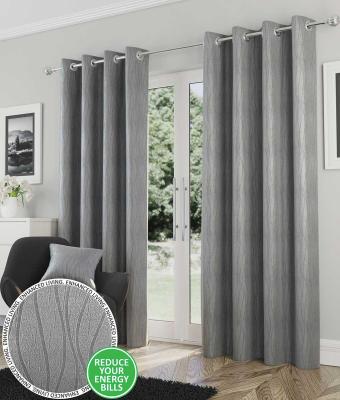 Goodwood Blockout Curtain - Grey