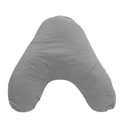V-Shaped Pillowcase Single - Charcoal