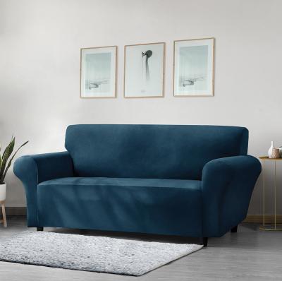 Faux Mink Sofa Cover - Teal