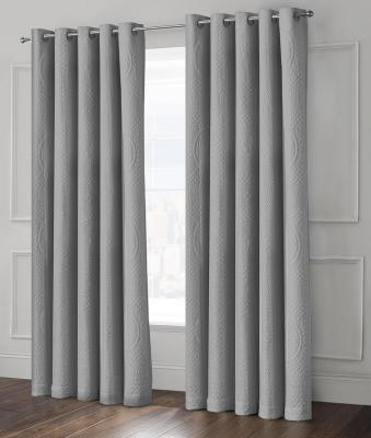 Belfort Lined Curtains - Grey