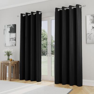 Supersoft Readymade Curtain - Black