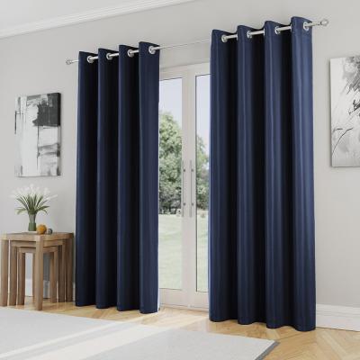 Supersoft Readymade Curtain - Navy