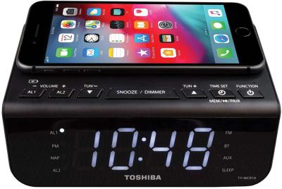 Toshiba Dual Alarm & Qi Charging