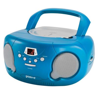 Groov-e CD Boombox - Blue