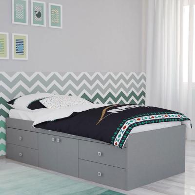 Captains Bed Single Grey