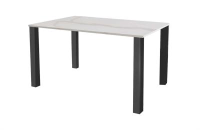 Circe Dining Table 140cm Marble Patterns - White