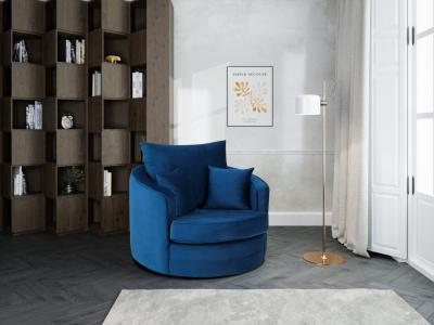 Grassmere Swivel Chair Blue